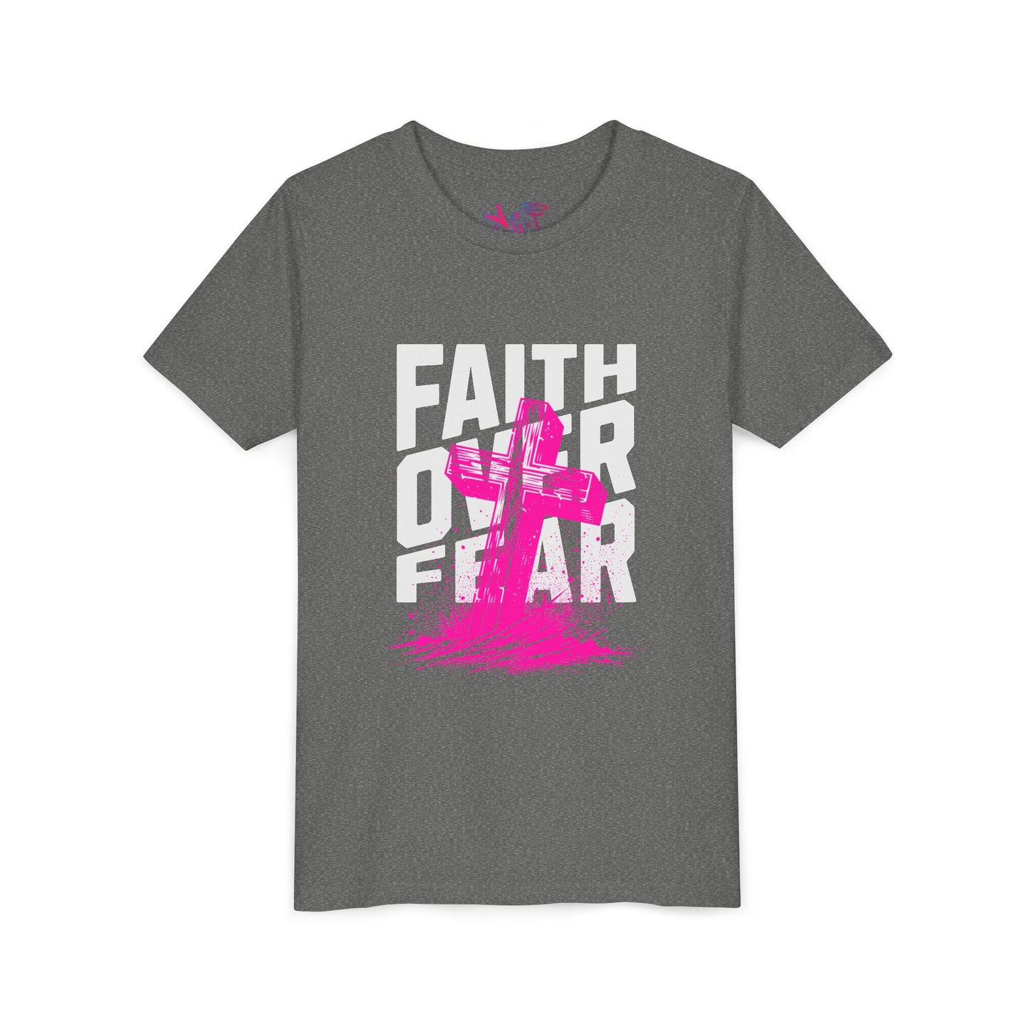 Youth Faith Over Fear Short Sleeve Tee