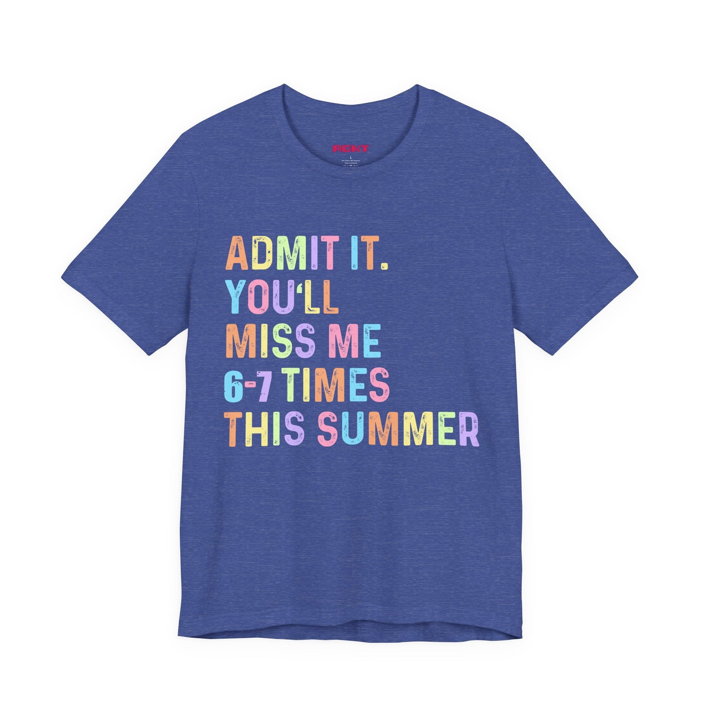Admit it Unisex Jersey Short Sleeve Tee
