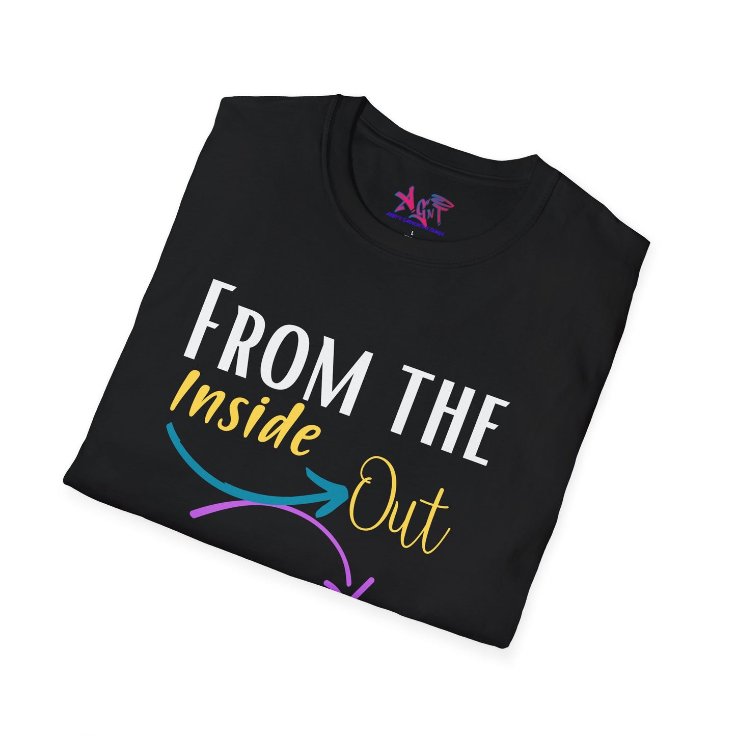 From the inside out! Unisex Softstyle T-Shirt