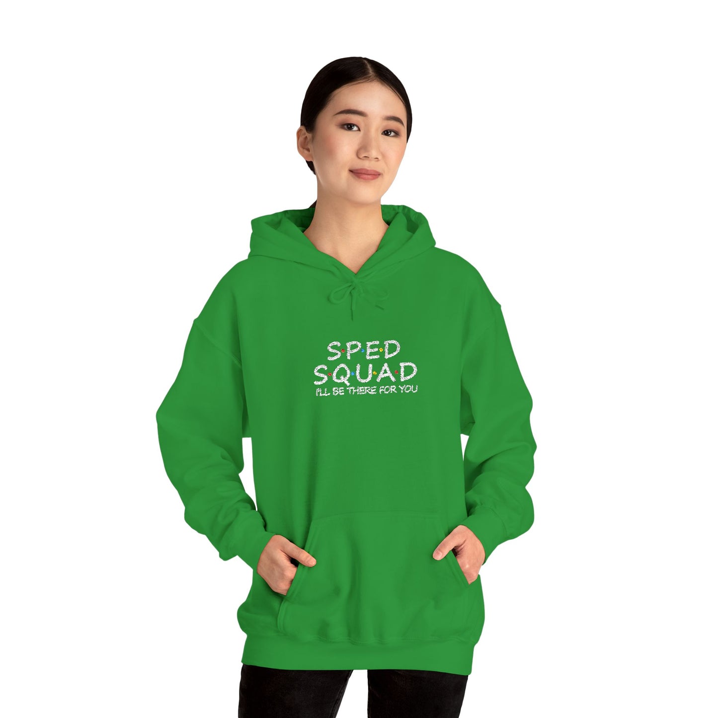 Sped Squad Embroidered Unisex Heavy Blend™ Hooded Sweatshirt