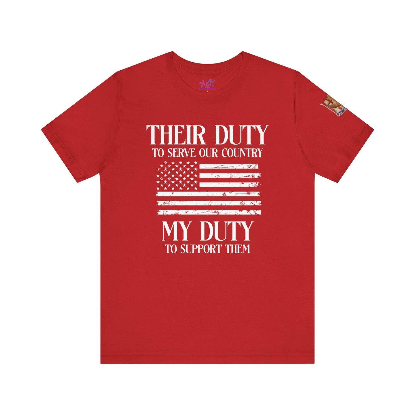 Their Duty to Serve Unisex Jersey Short Sleeve Tee Darker color shirts
