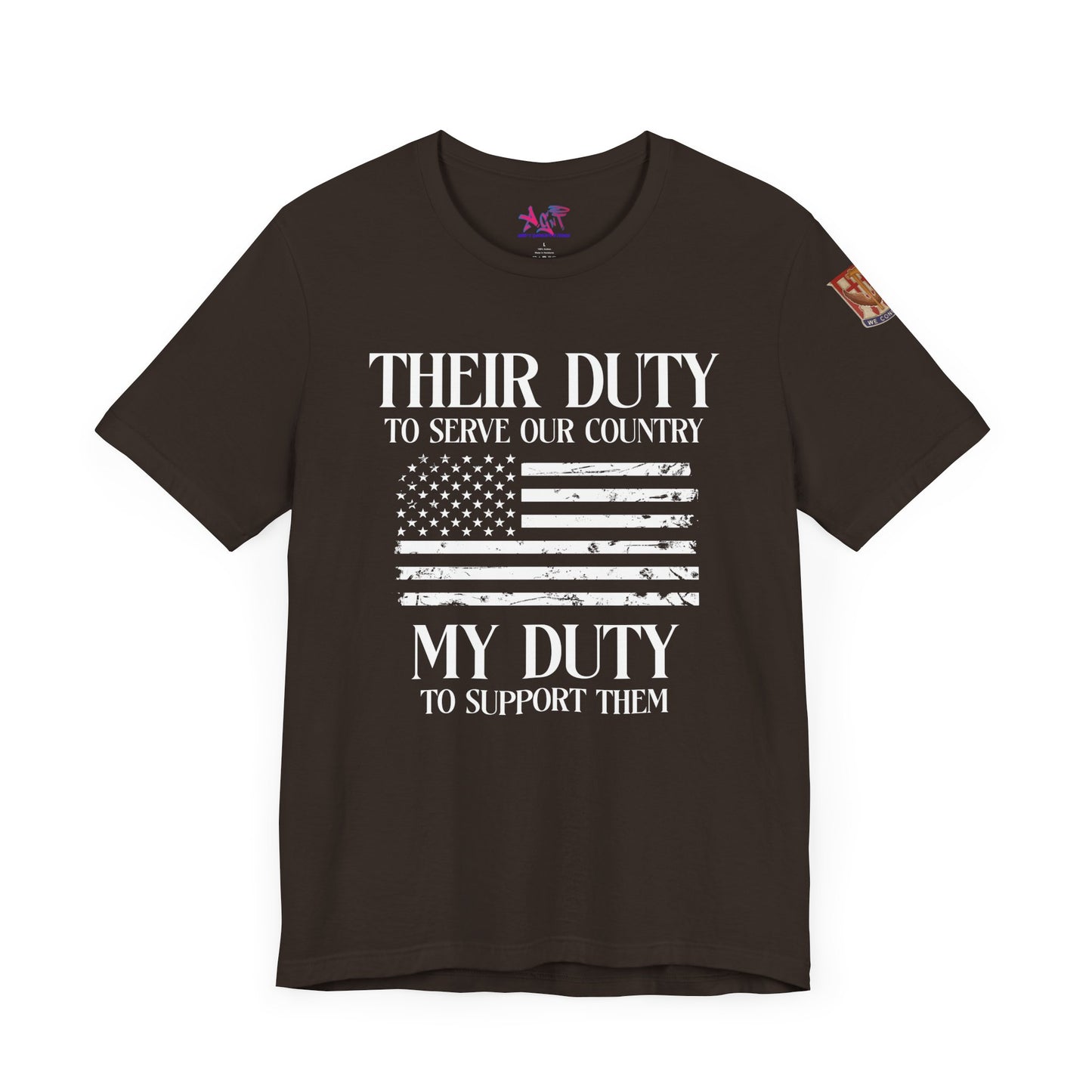 Their Duty to Serve Unisex Jersey Short Sleeve Tee Darker color shirts