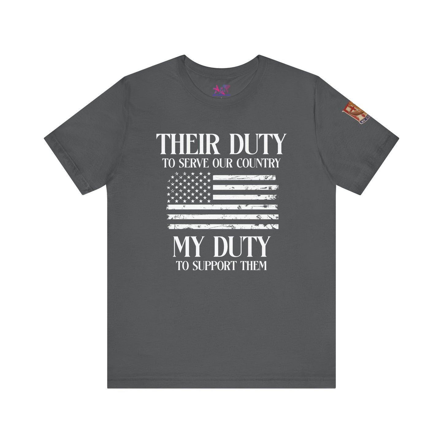 Their Duty to Serve Unisex Jersey Short Sleeve Tee Darker color shirts