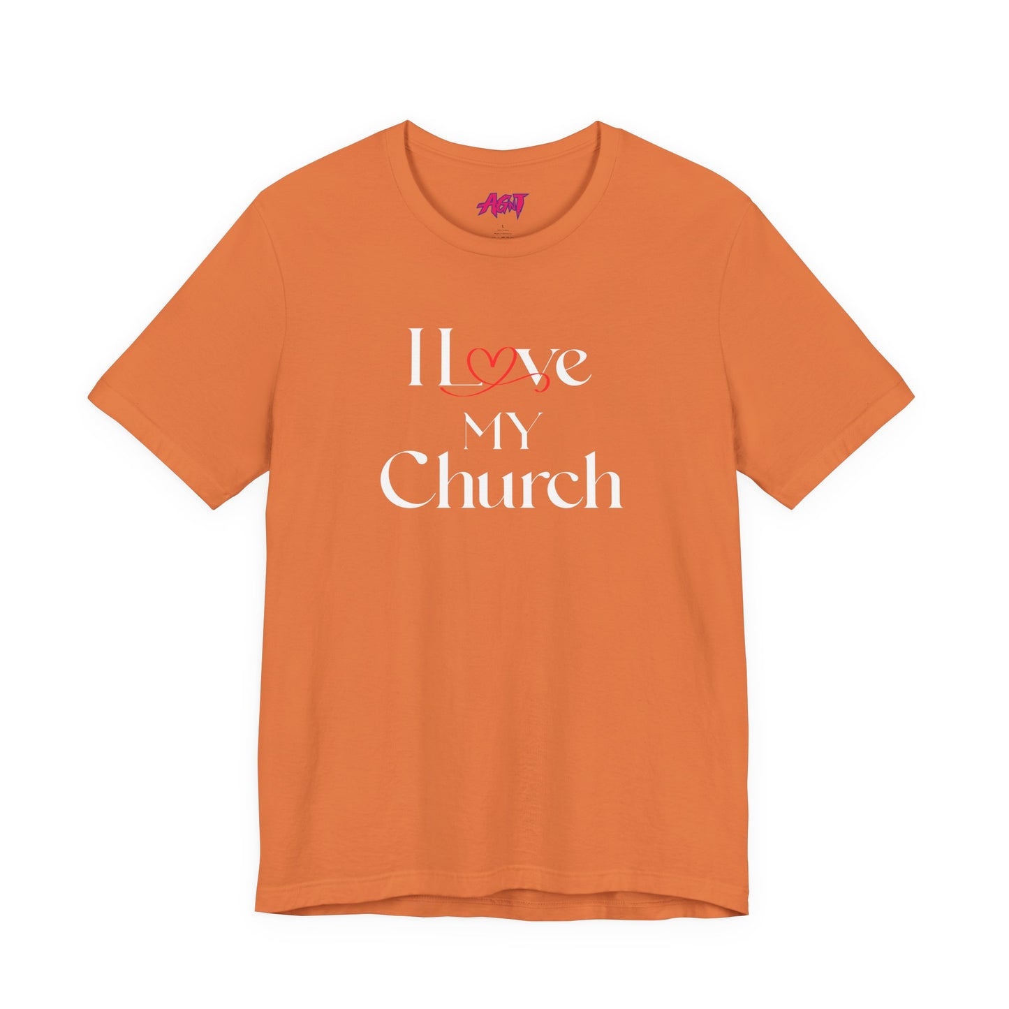 I LOVE MY CHURCH Unisex Jersey Short Sleeve Tee
