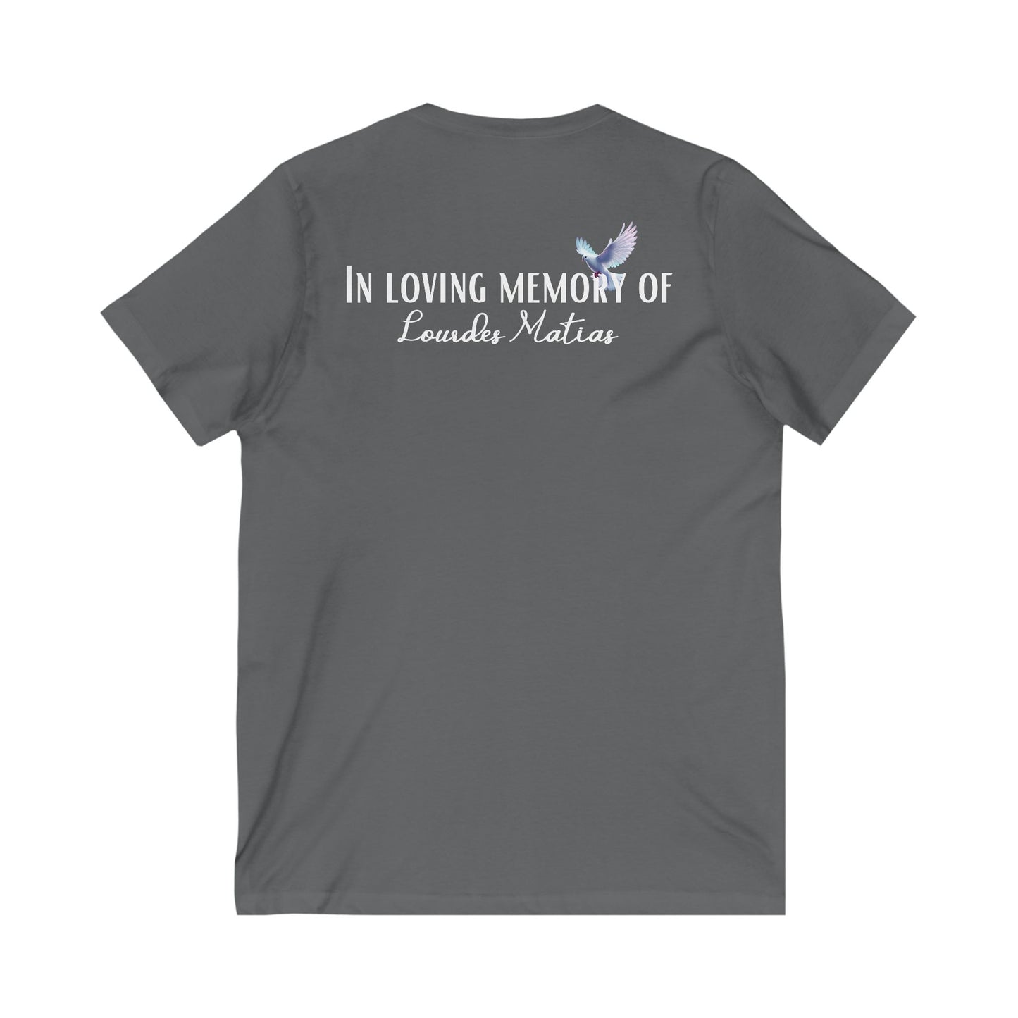From the inside out Unisex Jersey Short Sleeve V-Neck Tee
