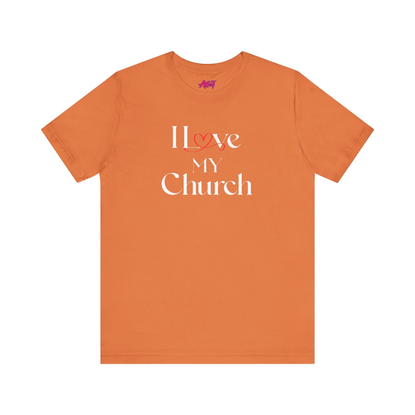 I LOVE MY CHURCH Unisex Jersey Short Sleeve Tee