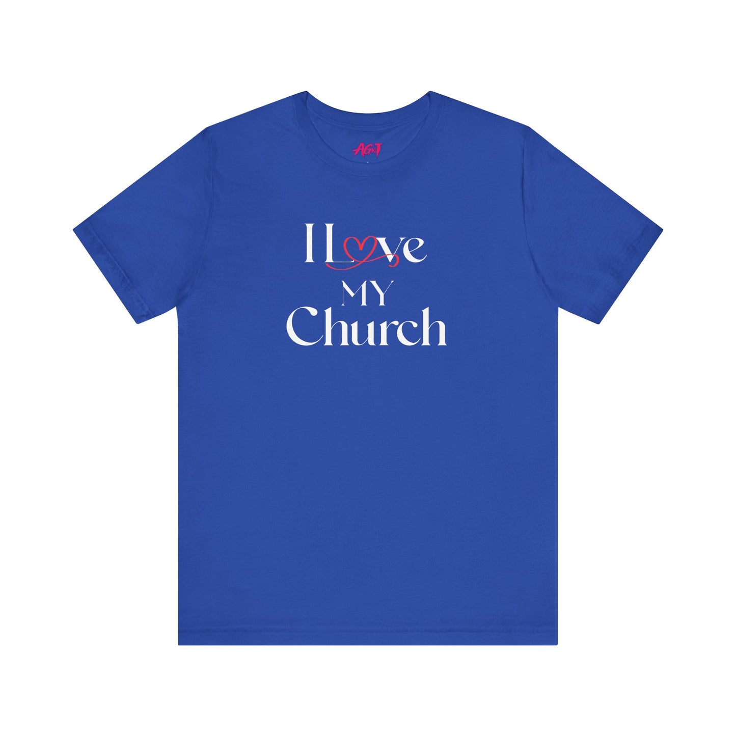 I LOVE MY CHURCH Unisex Jersey Short Sleeve Tee