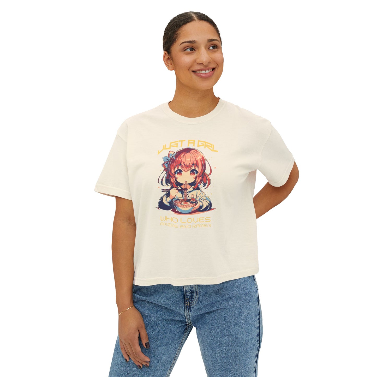 Anime & Ramen Women's Boxy Tee