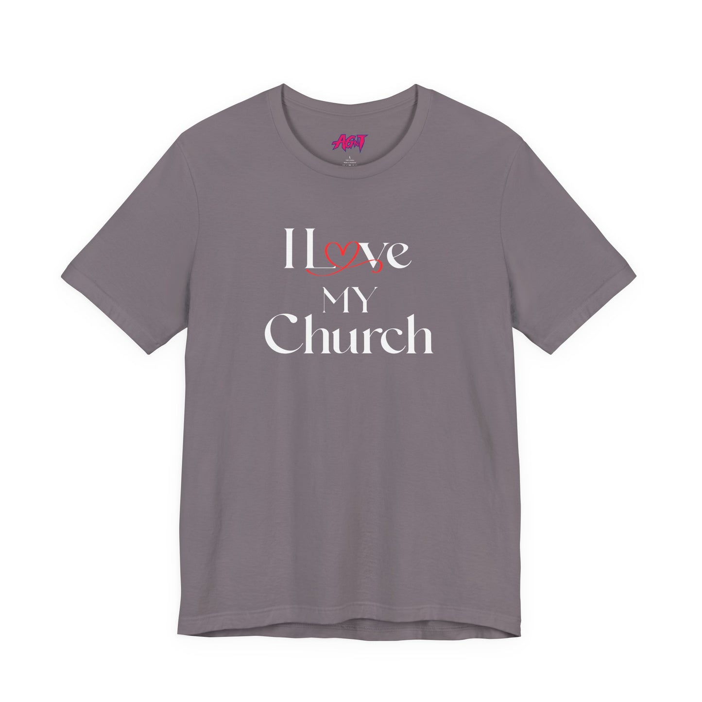 I LOVE MY CHURCH Unisex Jersey Short Sleeve Tee