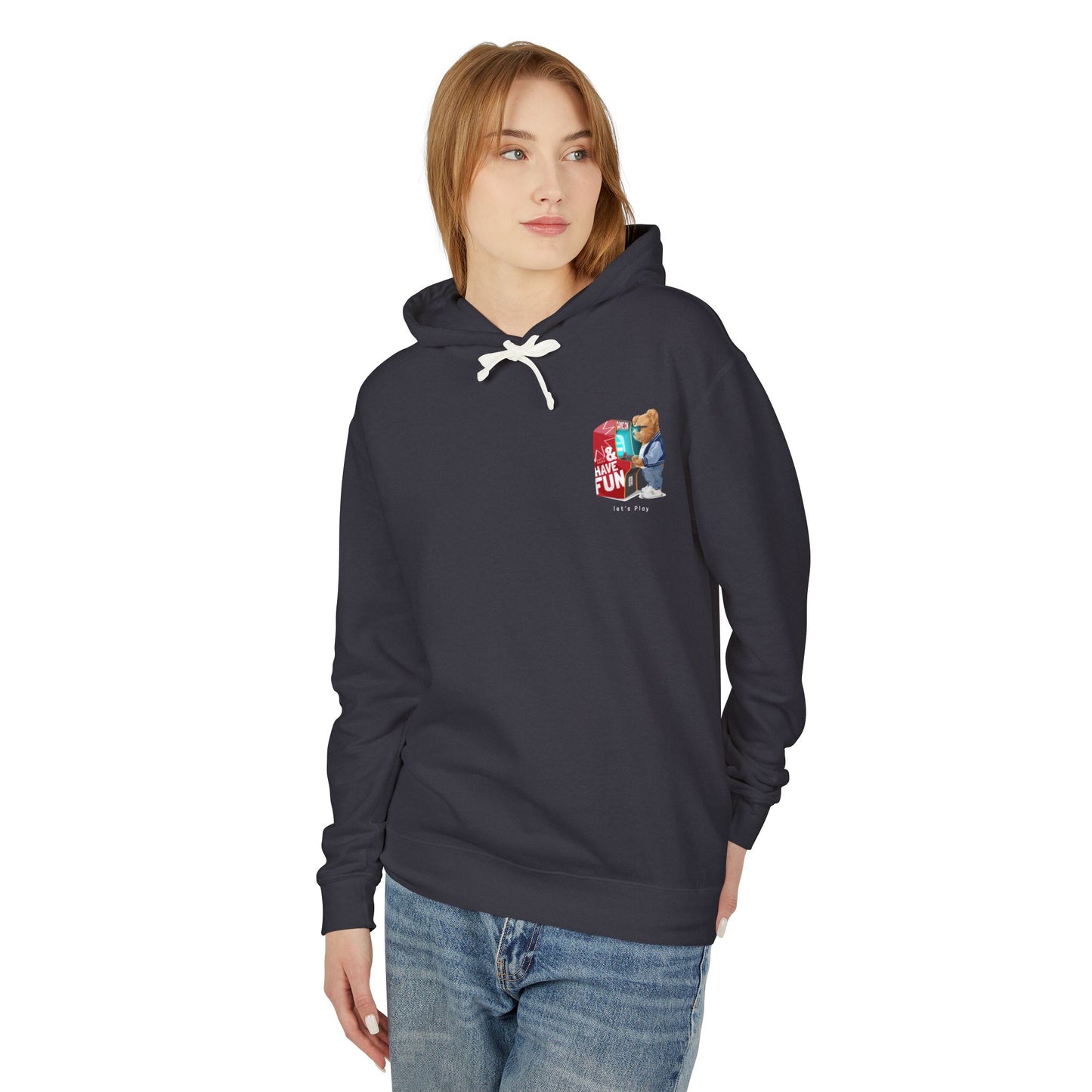 Game on Adult Unisex Lightweight Hooded Sweatshirt
