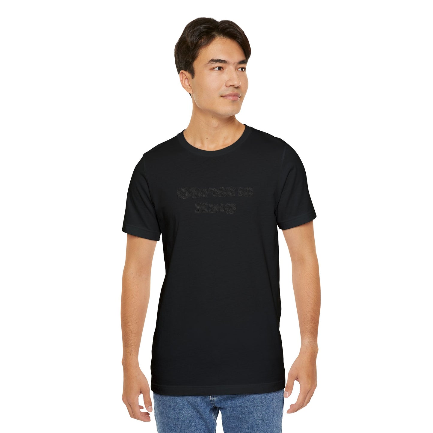 Christ is King Embroidered Unisex Jersey Short Sleeve Tee