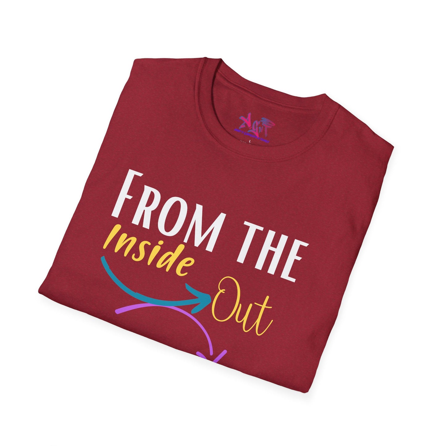 From the inside out! Unisex Softstyle T-Shirt