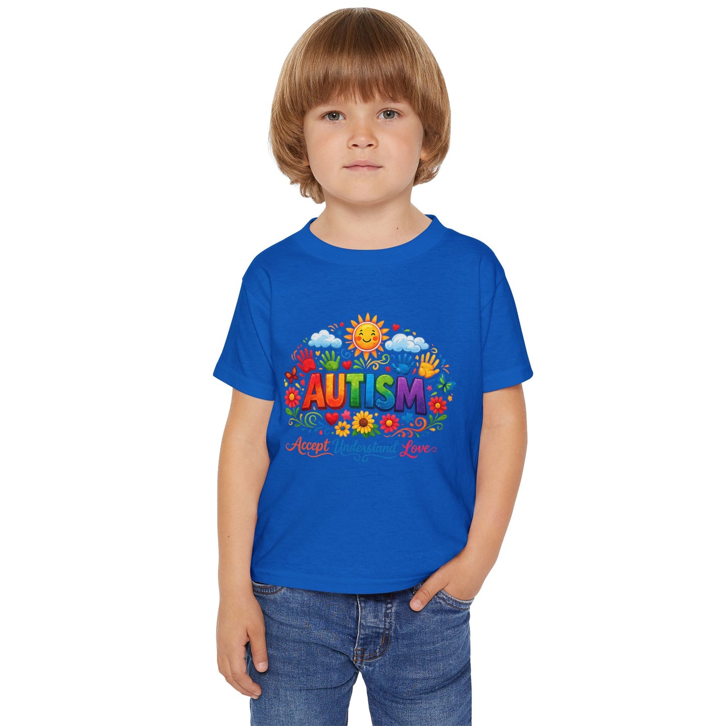 Autism Awareness Love Heavy Cotton™ Toddler T-shirt