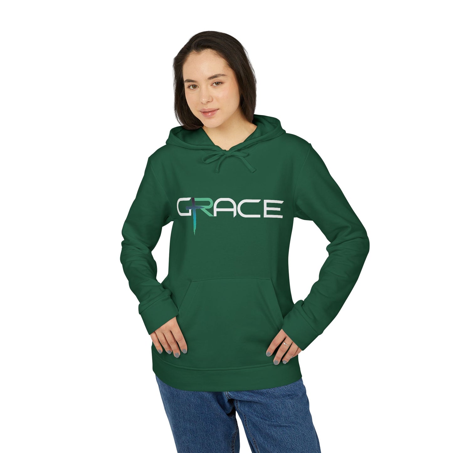 Grace all over the world! adidas® Unisex Fleece Hoodie