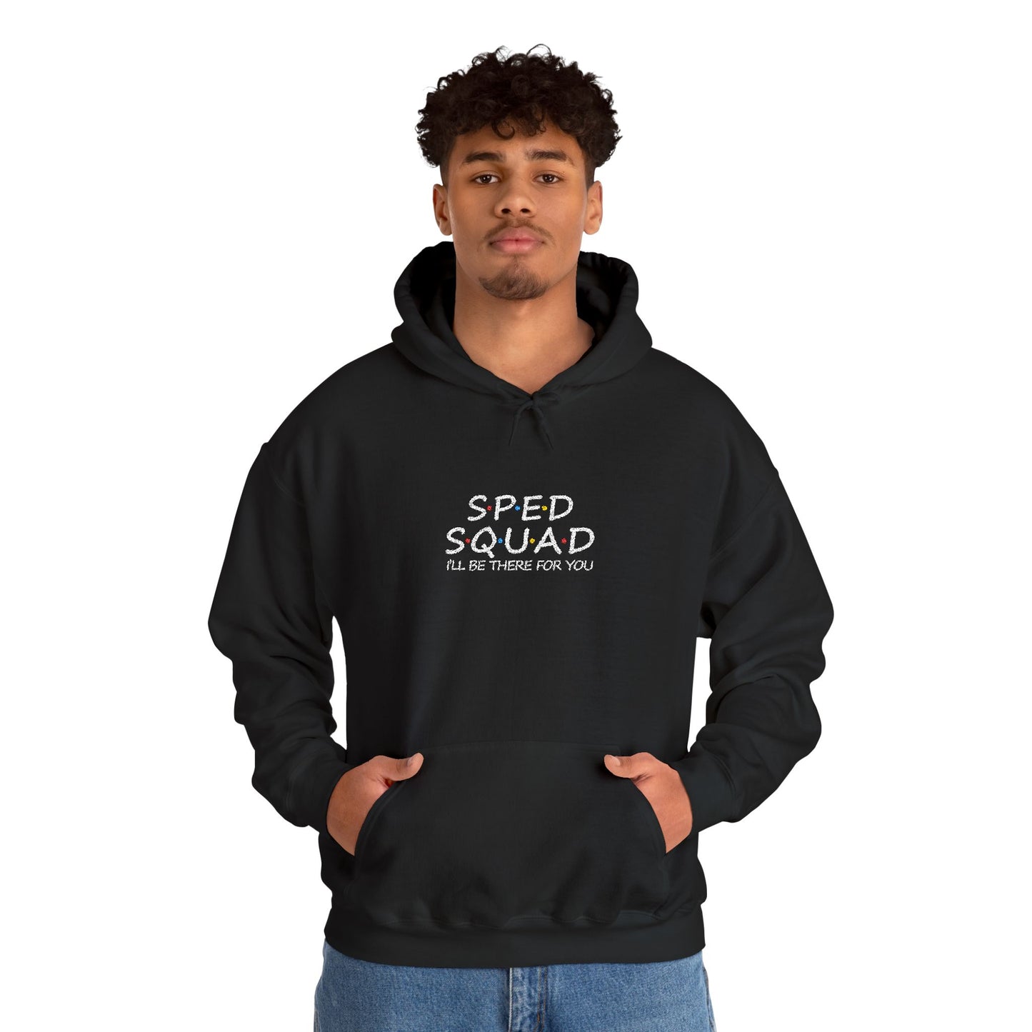 Sped Squad Embroidered Unisex Heavy Blend™ Hooded Sweatshirt