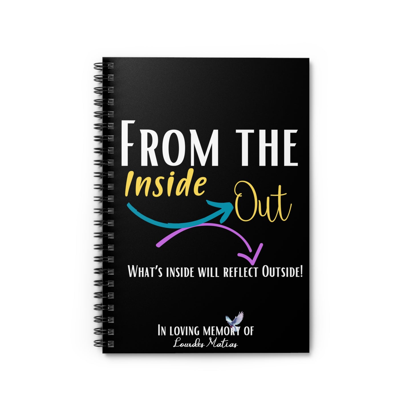 From the Inside Out Spiral Notebook - Ruled Line