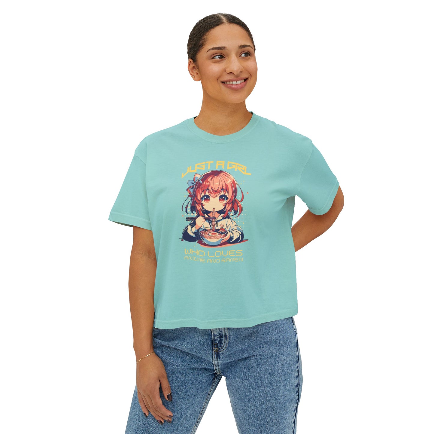 Anime & Ramen Women's Boxy Tee