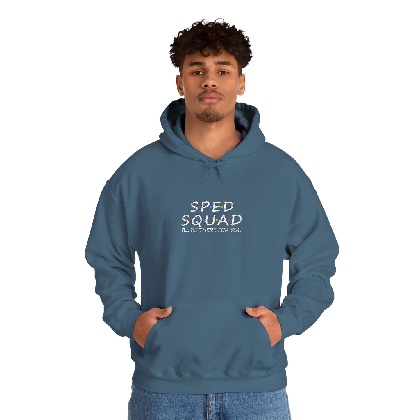 Sped Squad Embroidered Unisex Heavy Blend™ Hooded Sweatshirt
