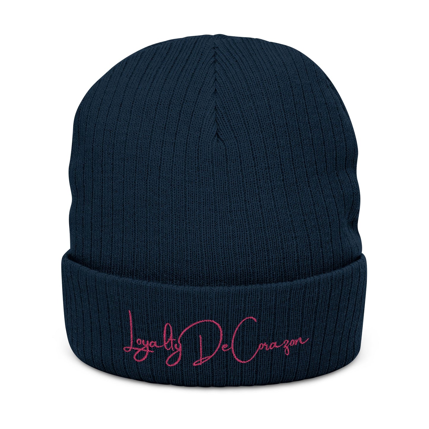 LDC Ribbed Knit Beanie (Embroidery)