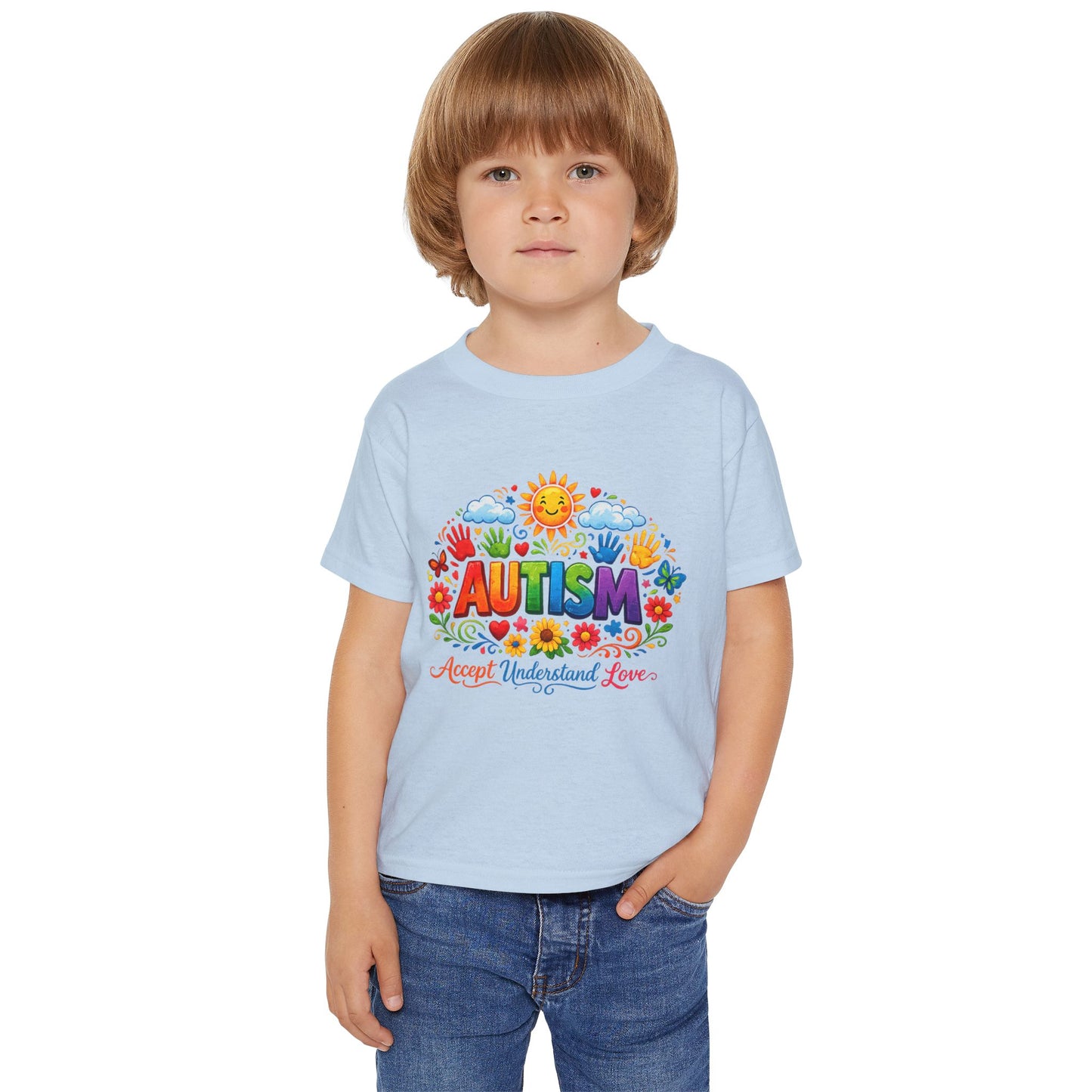 Autism Awareness Love Heavy Cotton™ Toddler T-shirt