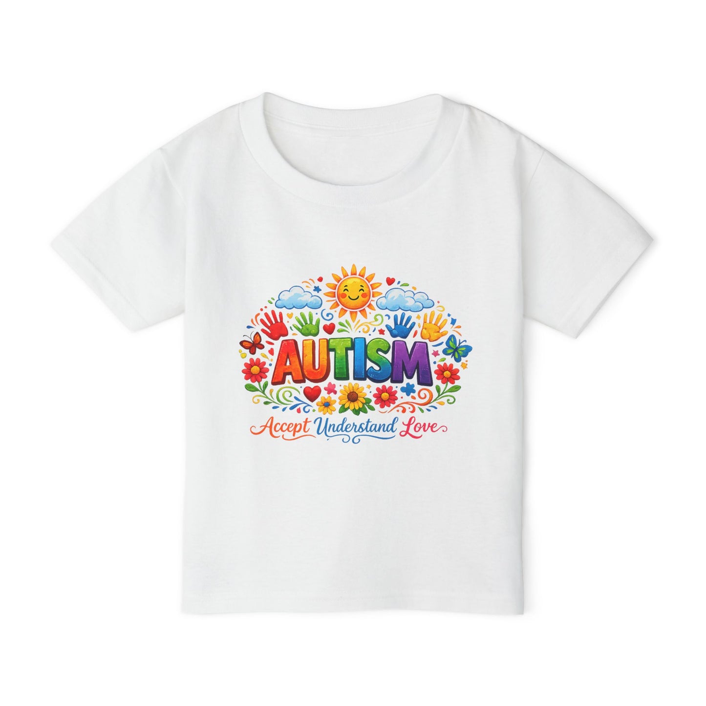 Autism Awareness Love Heavy Cotton™ Toddler T-shirt