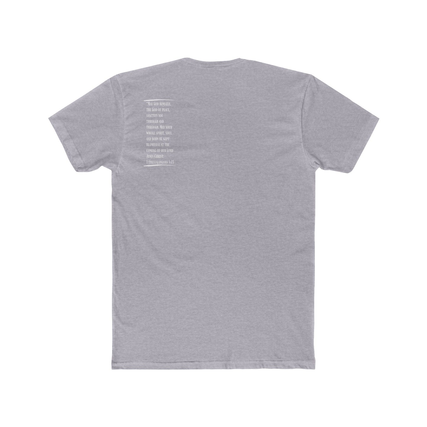 Sanctified WhFrt/BLK Cotton Crew Tee