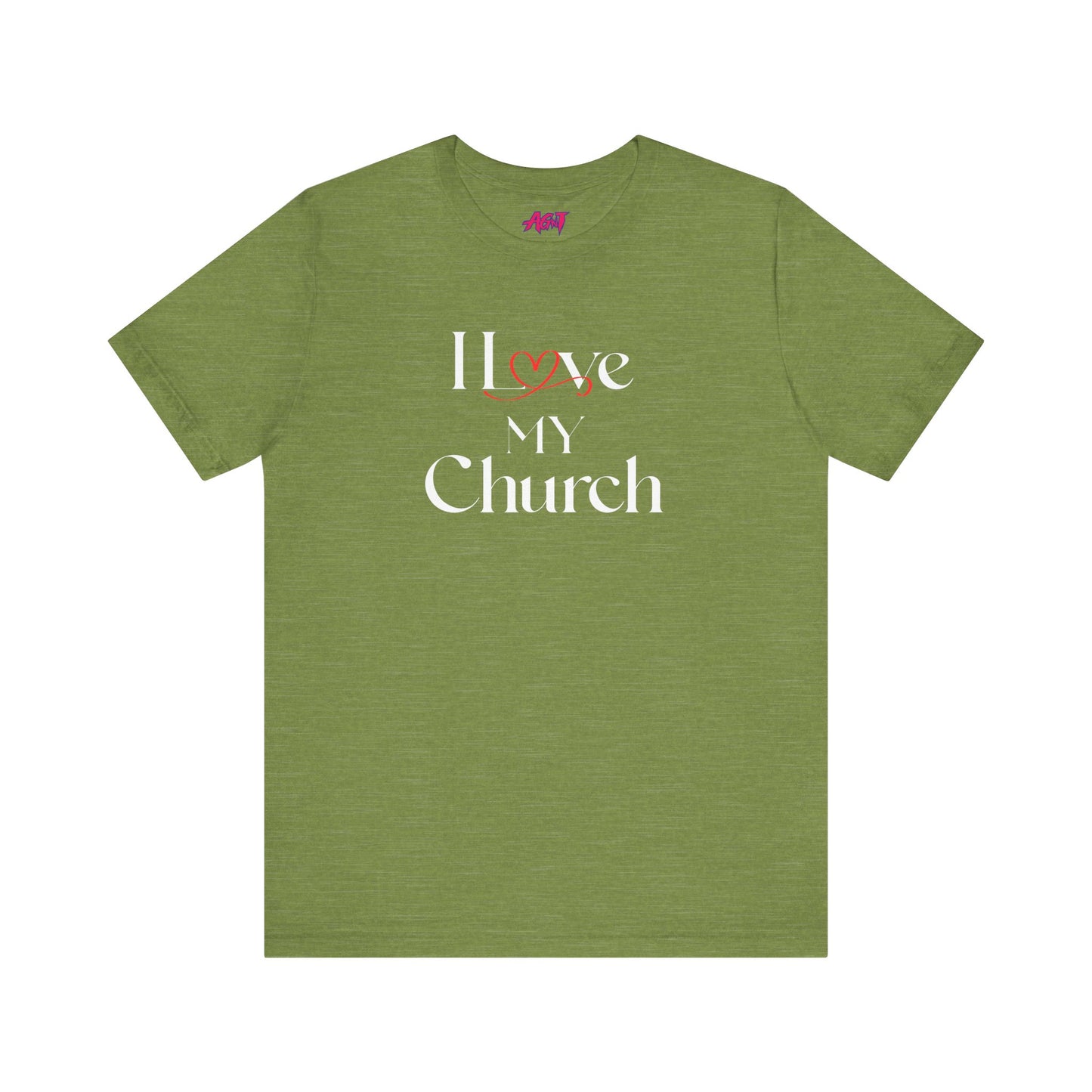 I LOVE MY CHURCH Unisex Jersey Short Sleeve Tee
