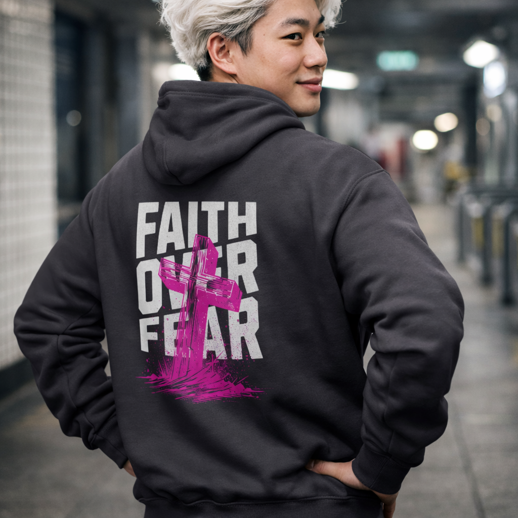 Faith Over Fear Full Orig. Men's NUBLEND® Hooded Sweatshirt