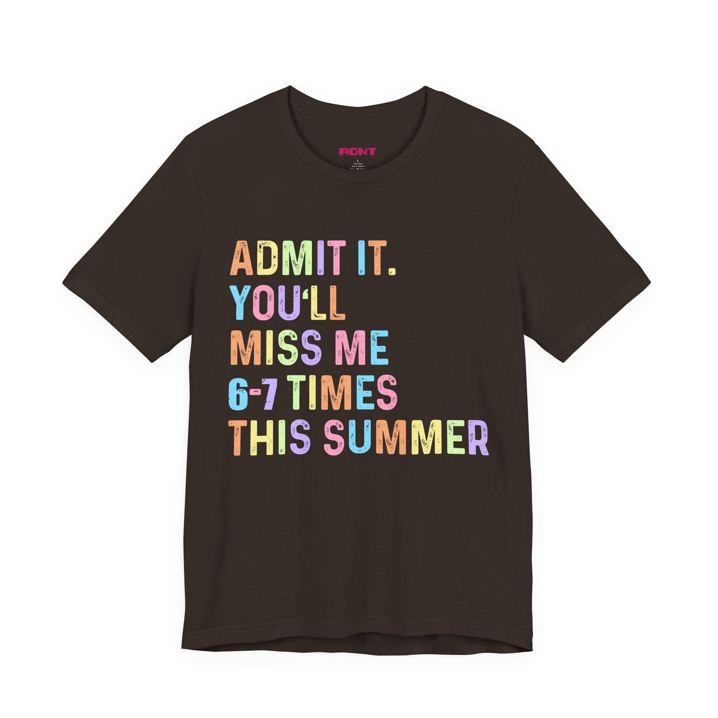 Admit it Unisex Jersey Short Sleeve Tee