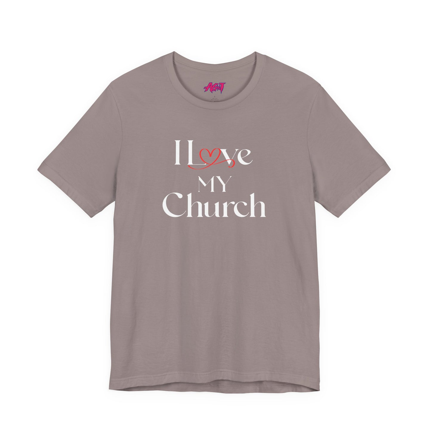 I LOVE MY CHURCH Unisex Jersey Short Sleeve Tee