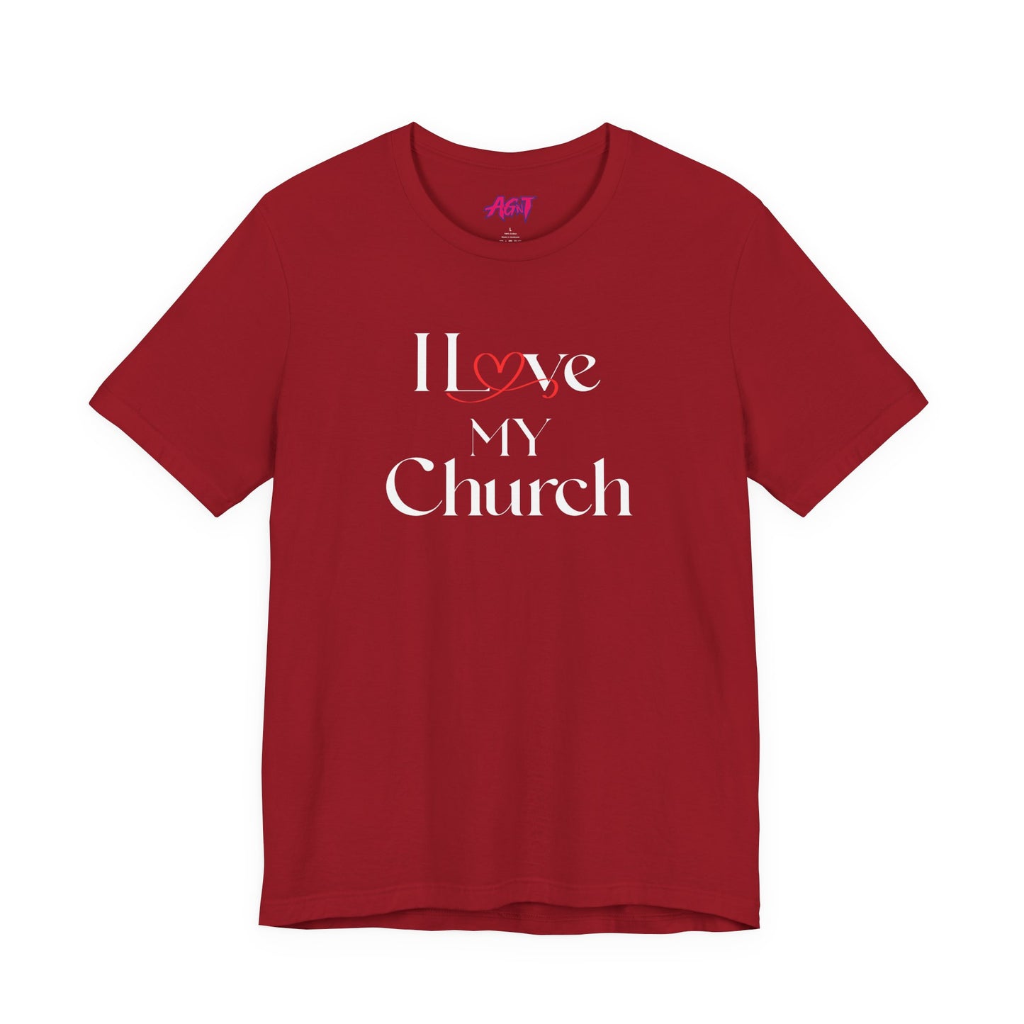 I LOVE MY CHURCH Unisex Jersey Short Sleeve Tee