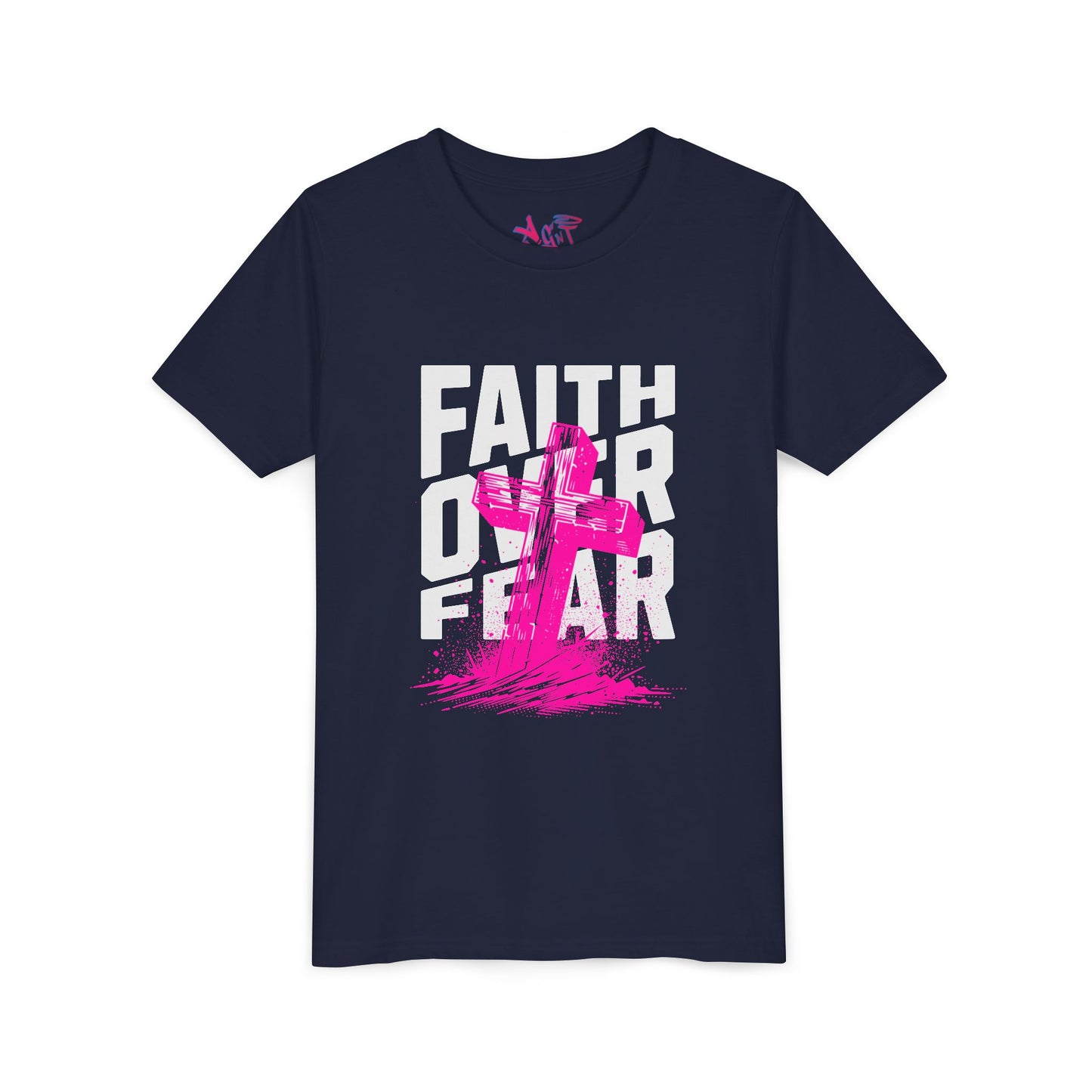 Youth Faith Over Fear Short Sleeve Tee