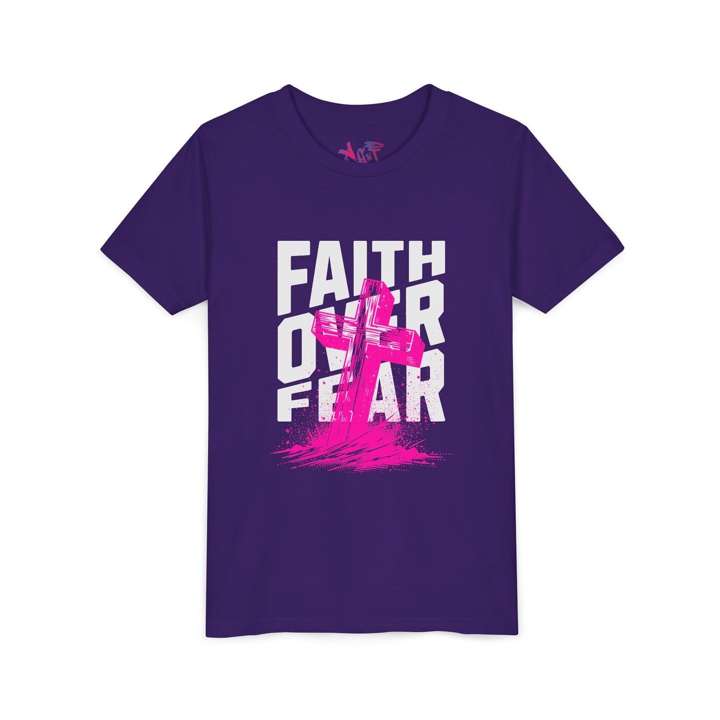 Youth Faith Over Fear Short Sleeve Tee