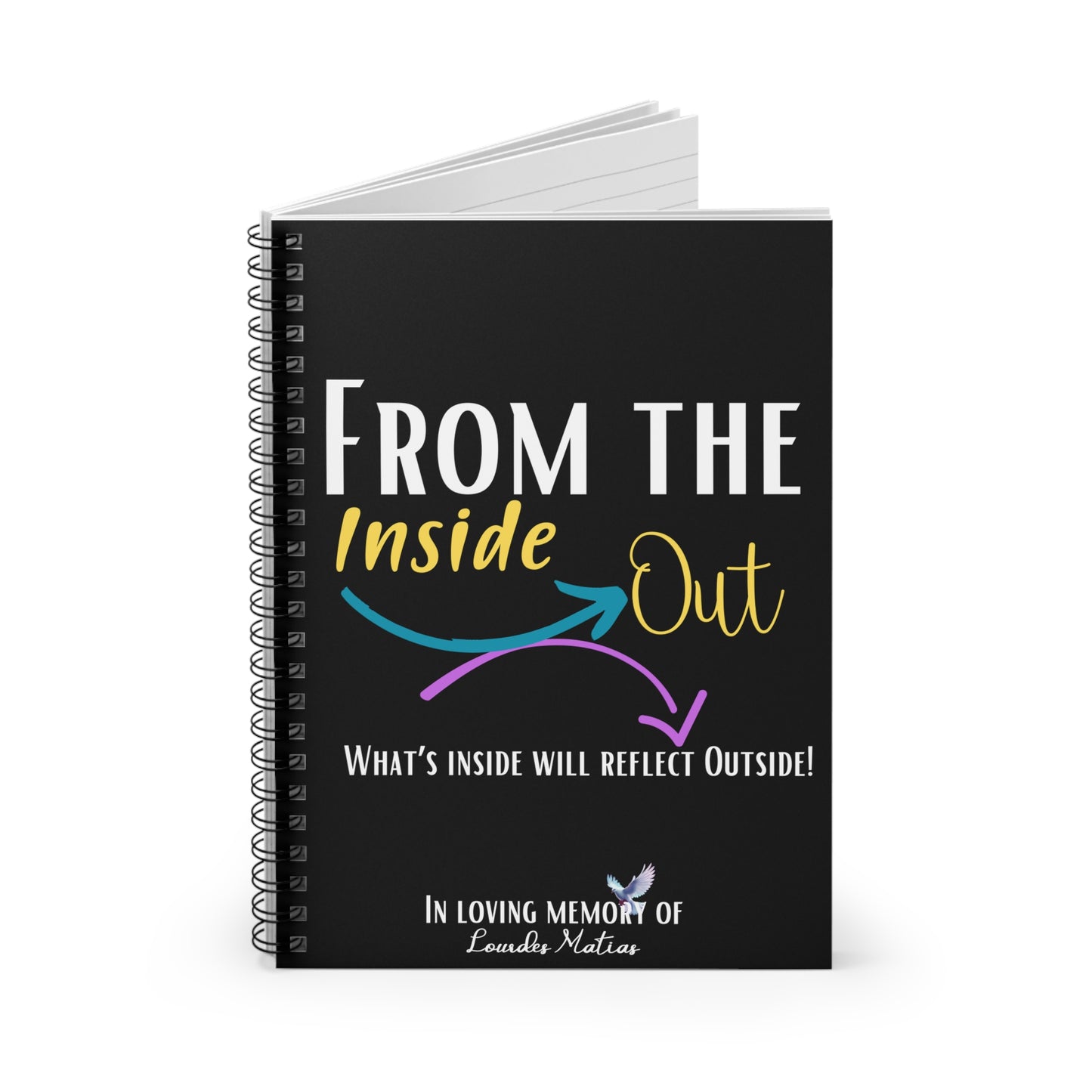 From the Inside Out Spiral Notebook - Ruled Line