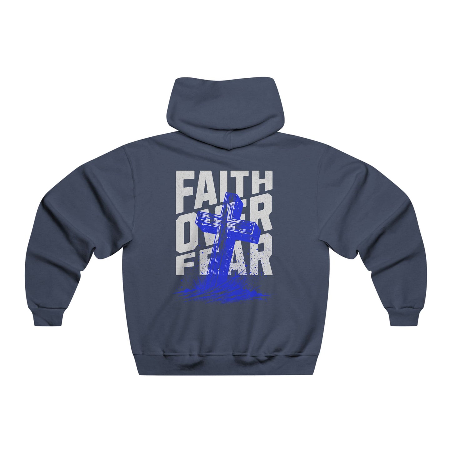 Faith Over Fear Full Orig. Men's NUBLEND® Hooded Sweatshirt