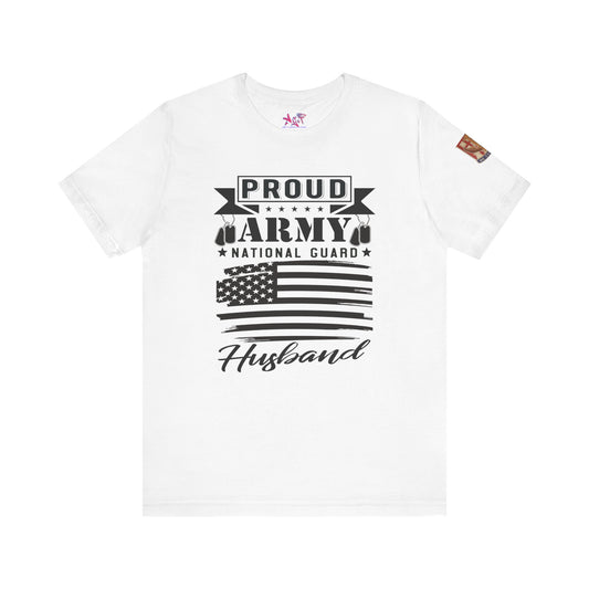 Proud Army National Guard Husband T-shirt
