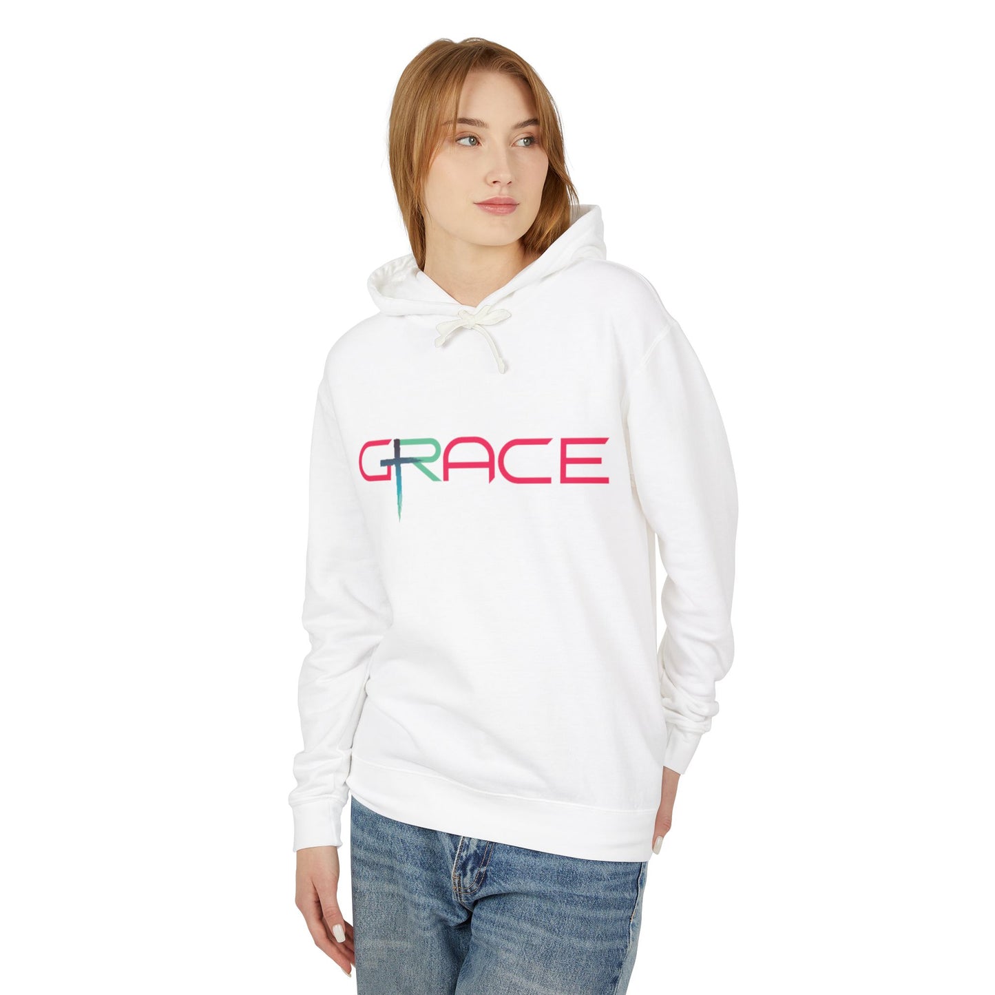 Grace PNK Unisex Lightweight Hooded Sweatshirt