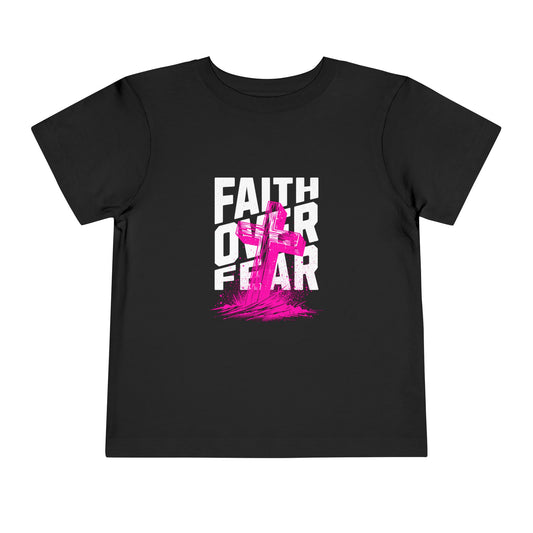 Faith over Fear Toddler Short Sleeve Tee