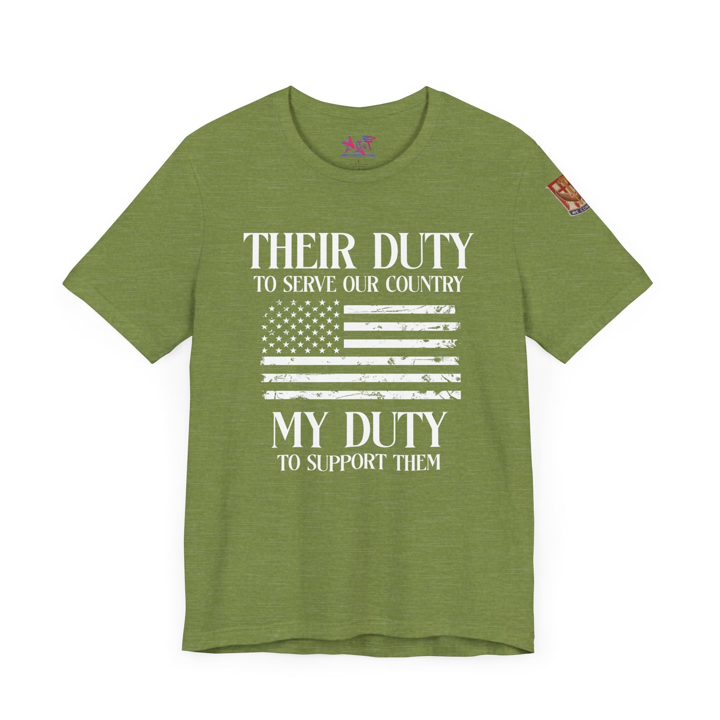 Their Duty to Serve Unisex Jersey Short Sleeve Tee Darker color shirts