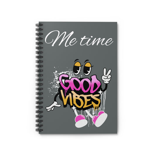 Me Time Journal Spiral Notebook - Ruled Line