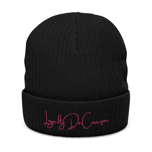 LDC Ribbed Knit Beanie (Embroidery)