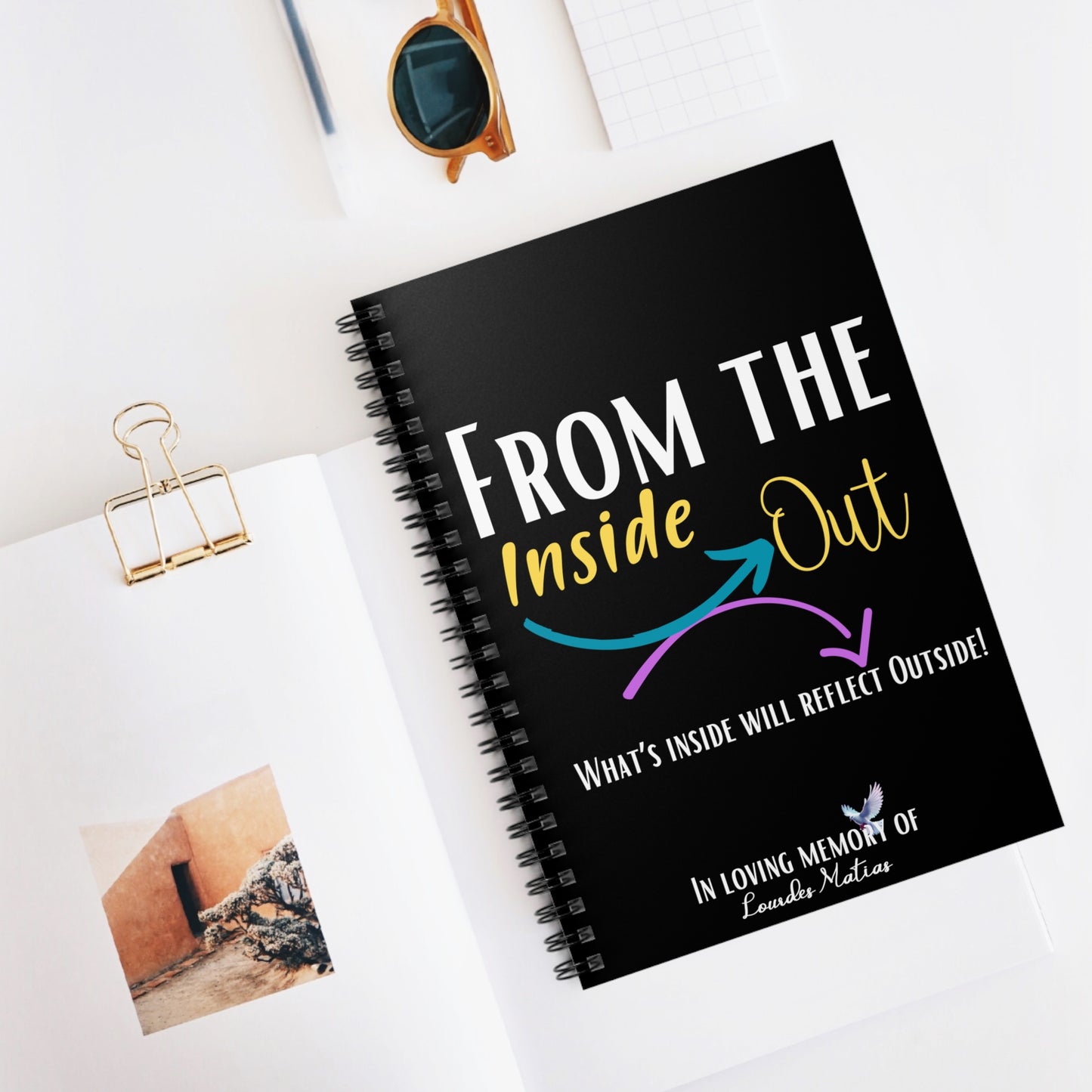 From the Inside Out Spiral Notebook - Ruled Line