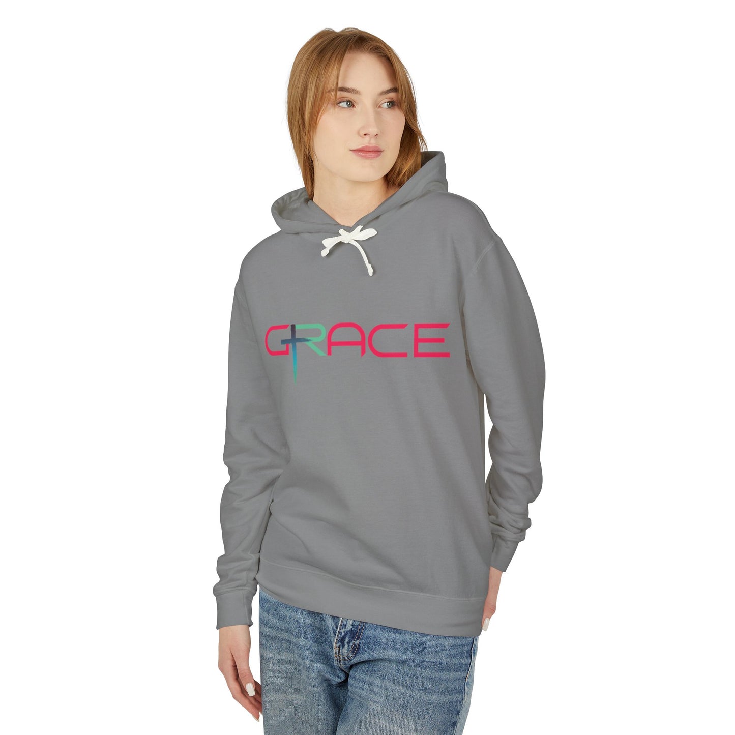 Grace PNK Unisex Lightweight Hooded Sweatshirt