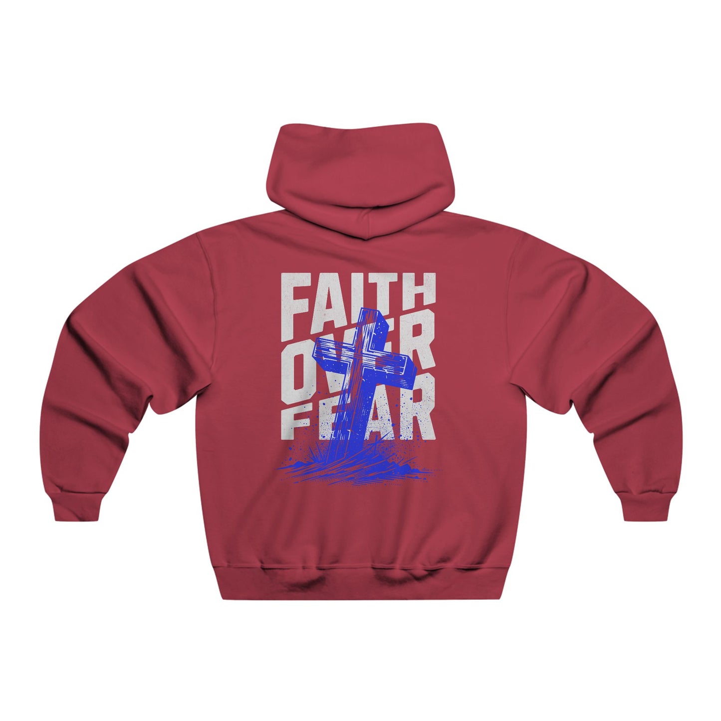 Faith Over Fear Full Orig. Men's NUBLEND® Hooded Sweatshirt