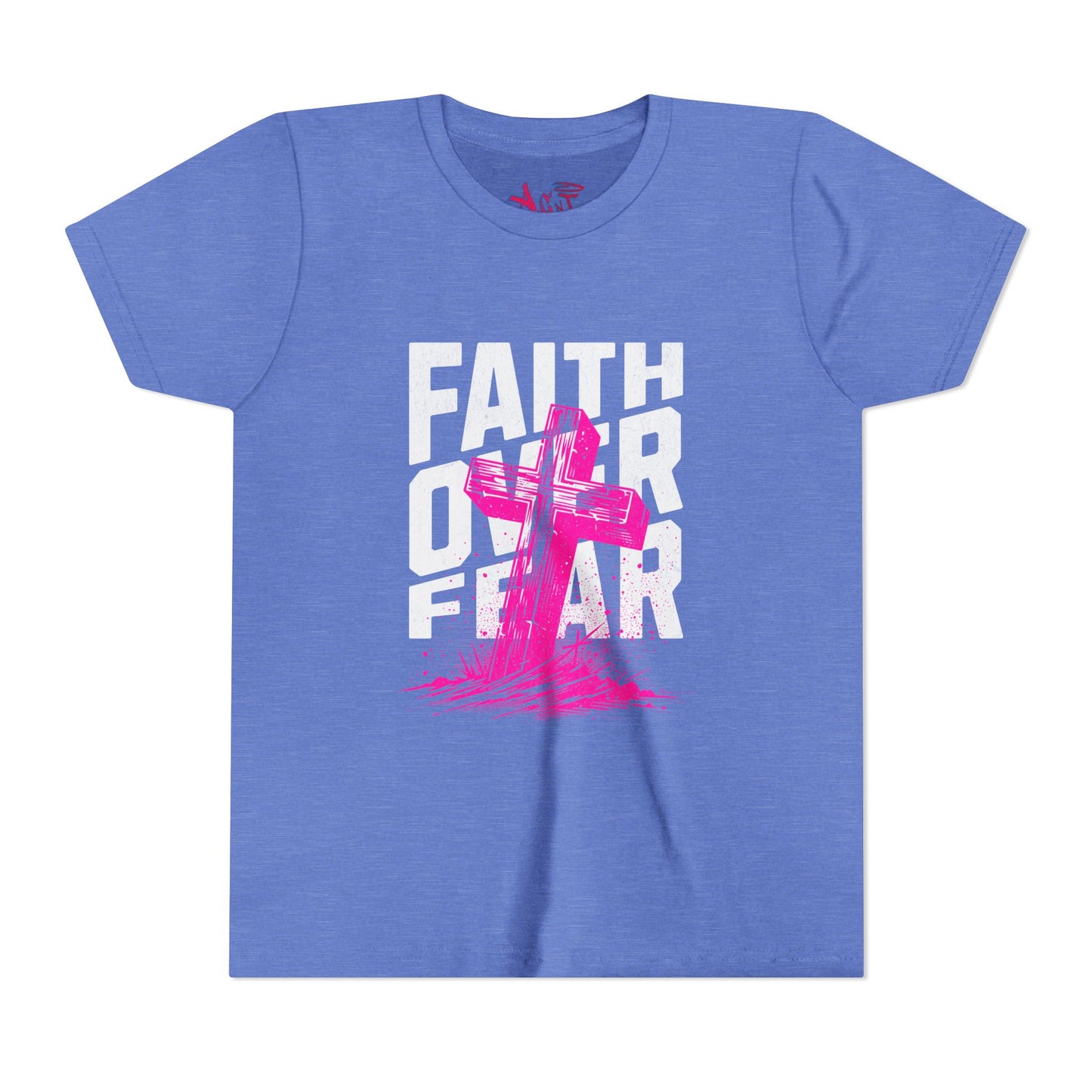 Youth Faith Over Fear Short Sleeve Tee
