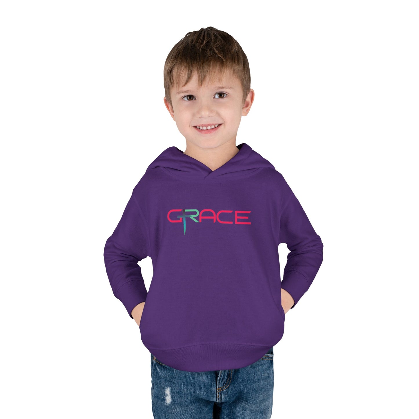 Grace Toddler Pullover Fleece Hoodie