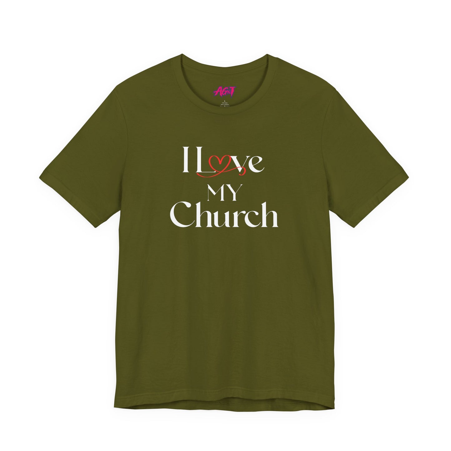 I LOVE MY CHURCH Unisex Jersey Short Sleeve Tee