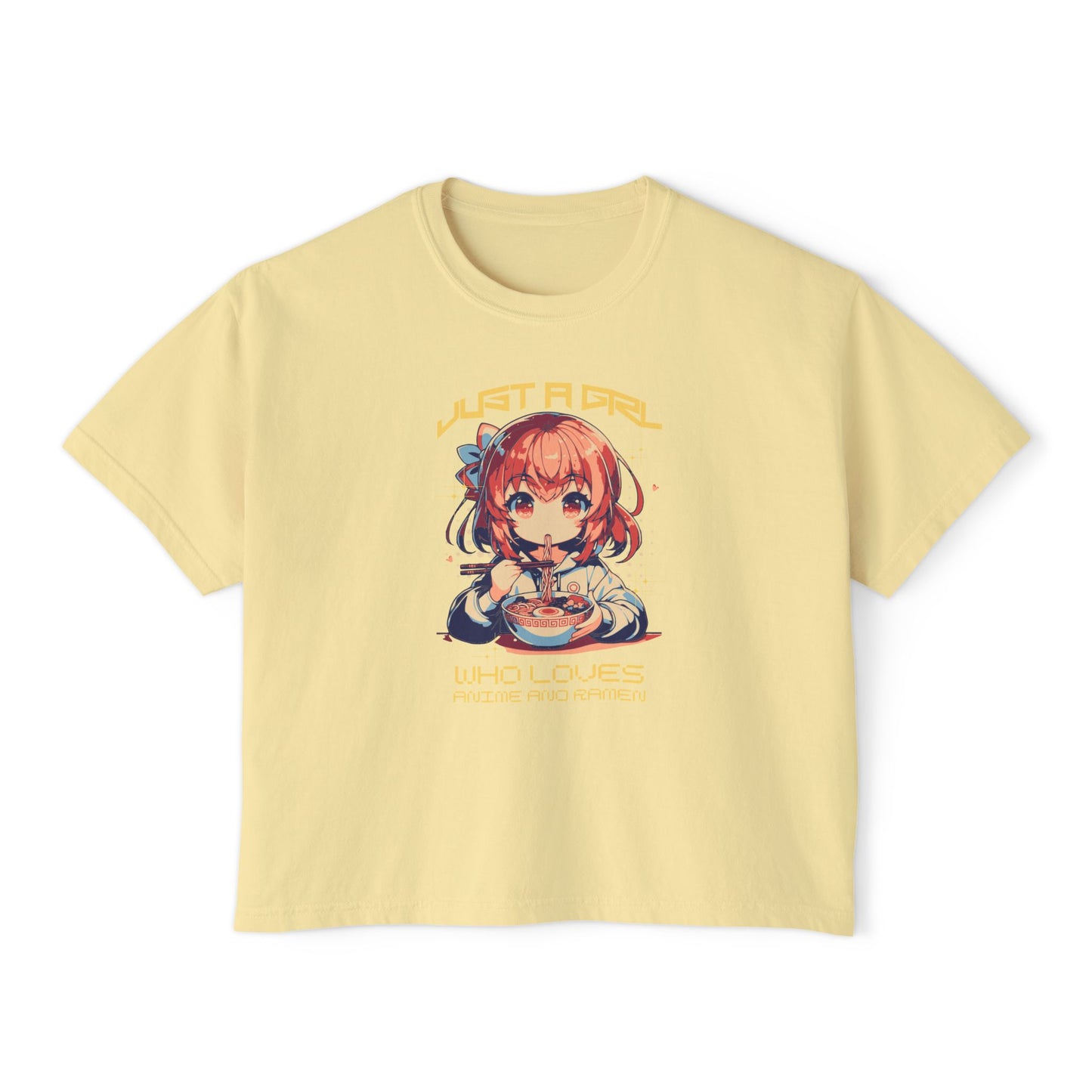 Anime & Ramen Women's Boxy Tee