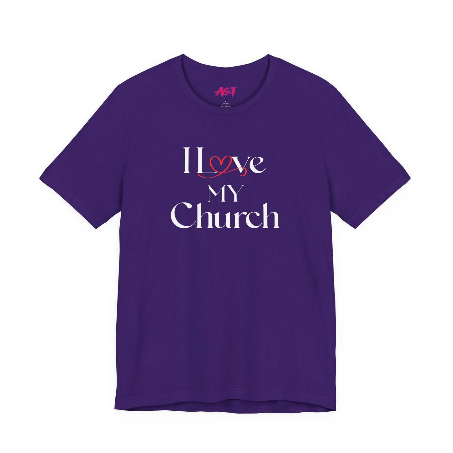 I LOVE MY CHURCH Unisex Jersey Short Sleeve Tee