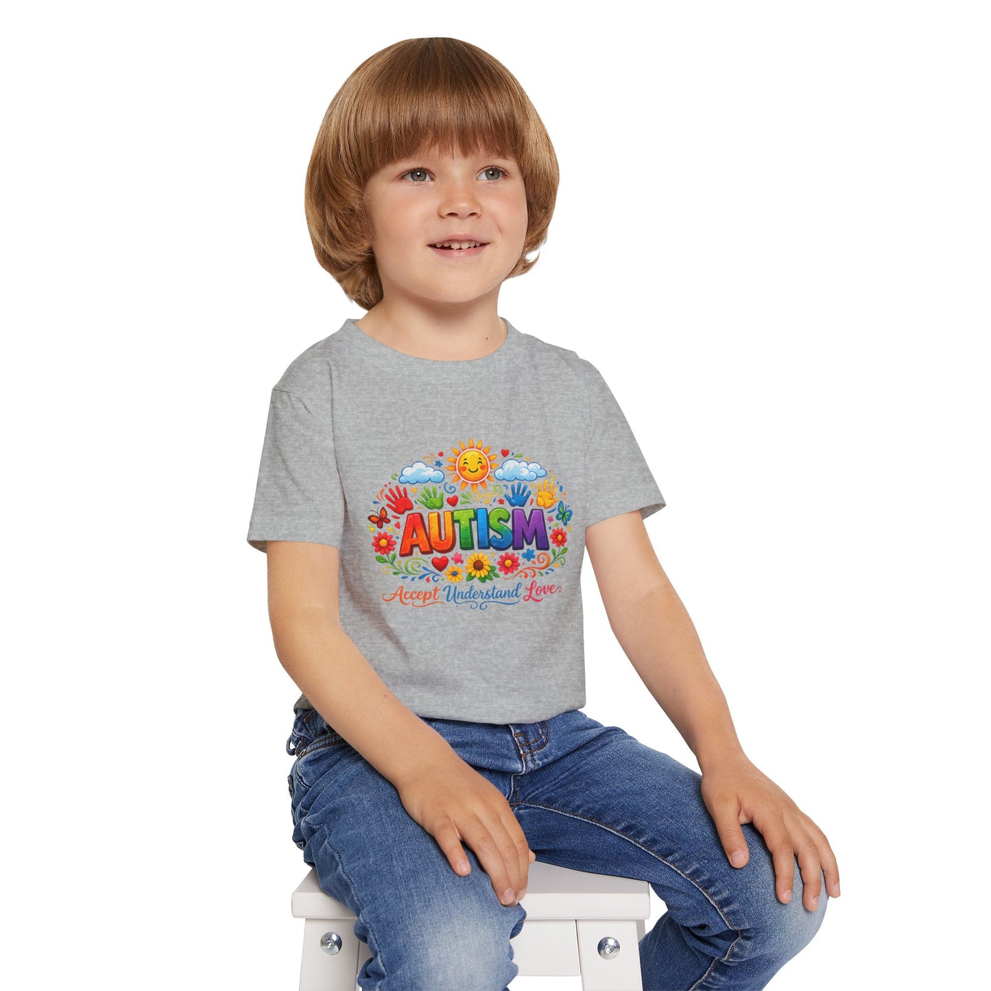 Autism Awareness Love Heavy Cotton™ Toddler T-shirt